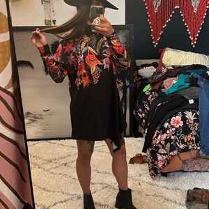 Vintage Bright Print Dress/Top